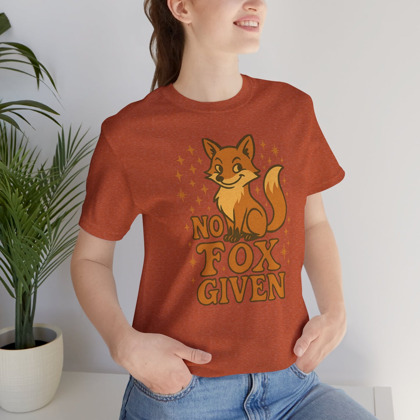 Funny Fox Graphic Tee, No Fox Given T-Shirt, Cute Animal Lover Shirt, Gift for Nature Enthusiasts, Casual Wear for Animal Lovers