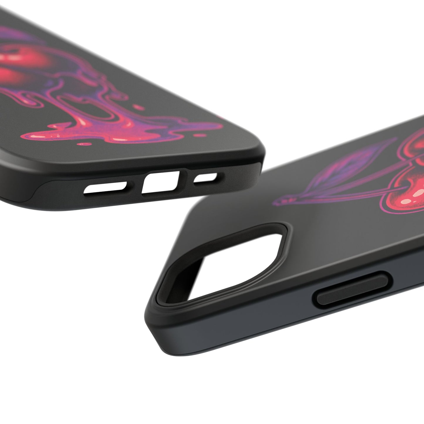 Impact-Resistant Cherry Phone Case, Cute Cherry Phone Cover, Stylish Phone Protector, Fun Phone Case, Unique Gift for Teens