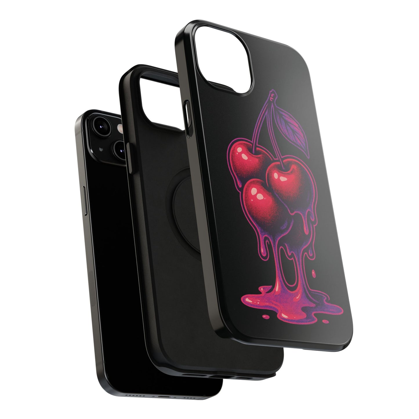 Impact-Resistant Cherry Phone Case, Cute Cherry Phone Cover, Stylish Phone Protector, Fun Phone Case, Unique Gift for Teens