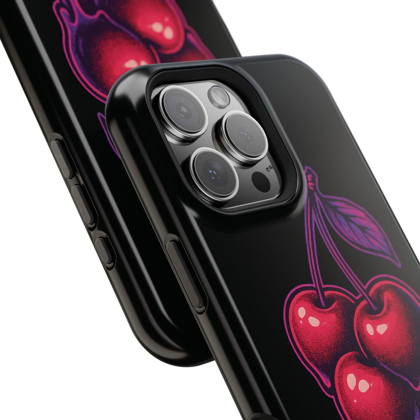 Impact-Resistant Cherry Phone Case, Cute Cherry Phone Cover, Stylish Phone Protector, Fun Phone Case, Unique Gift for Teens