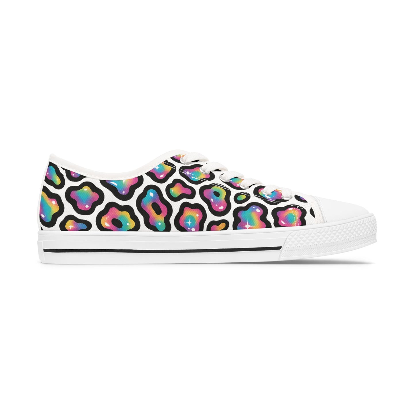 Colorful Women's Low Top Sneakers | Stylish Athletic Shoes, Colorful Sneakers, Casual Footwear, Trendy Low Tops, Fun Walking Shoes