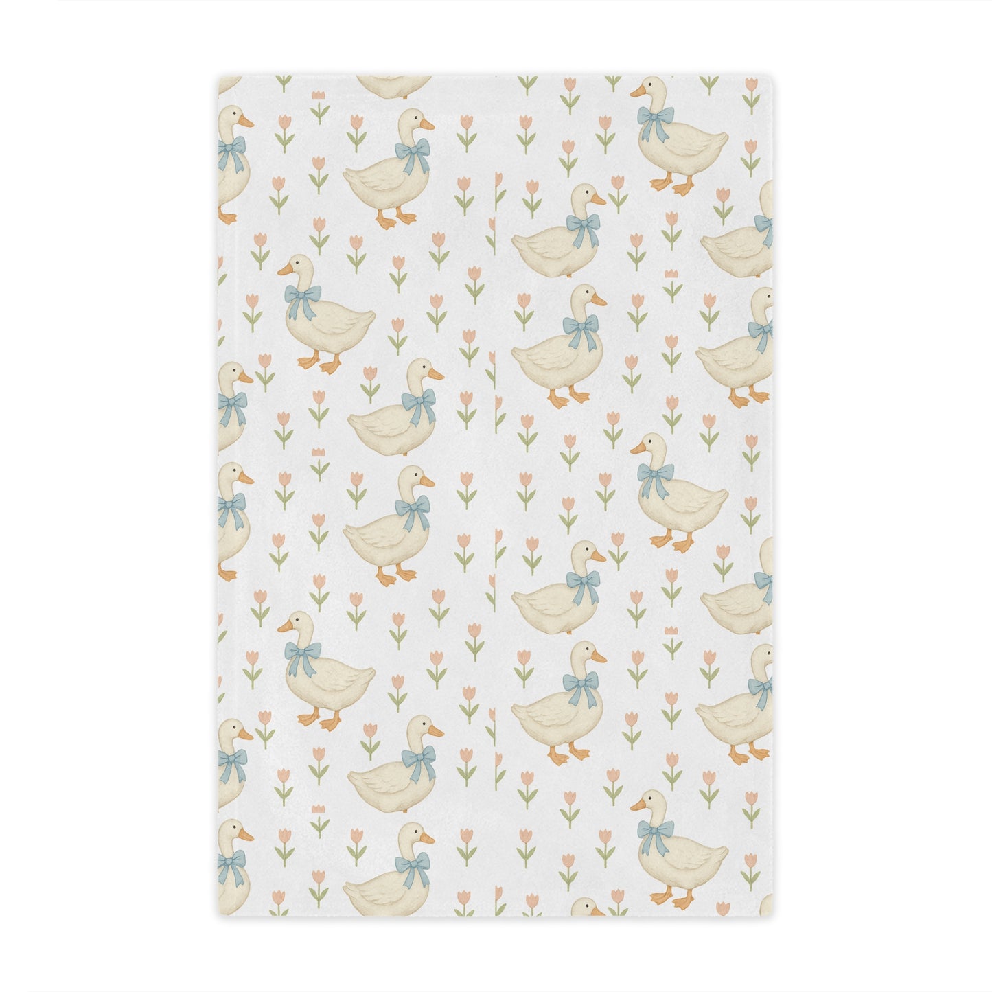 Cozy Duck Minky Blanket - Cute Baby Blanket, Nursery Decor, Gift for New Parents, Playtime Comfort, Soft Baby Gifts