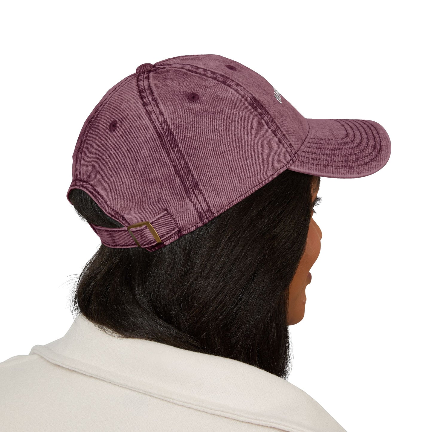 Vintage Embroidered Cap - Overstimulated, Trendy Hat, Casual Wear, Gift for Her, Adjustable Baseball Cap