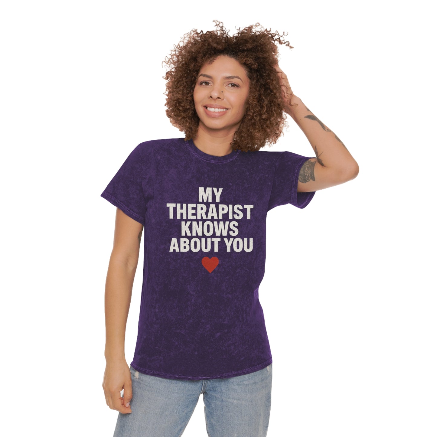 Therapist Humor T-Shirt, Unisex Casual Tee, Gift for Mental Health Awareness, Funny Statement Top, Relaxed Fit Shirt