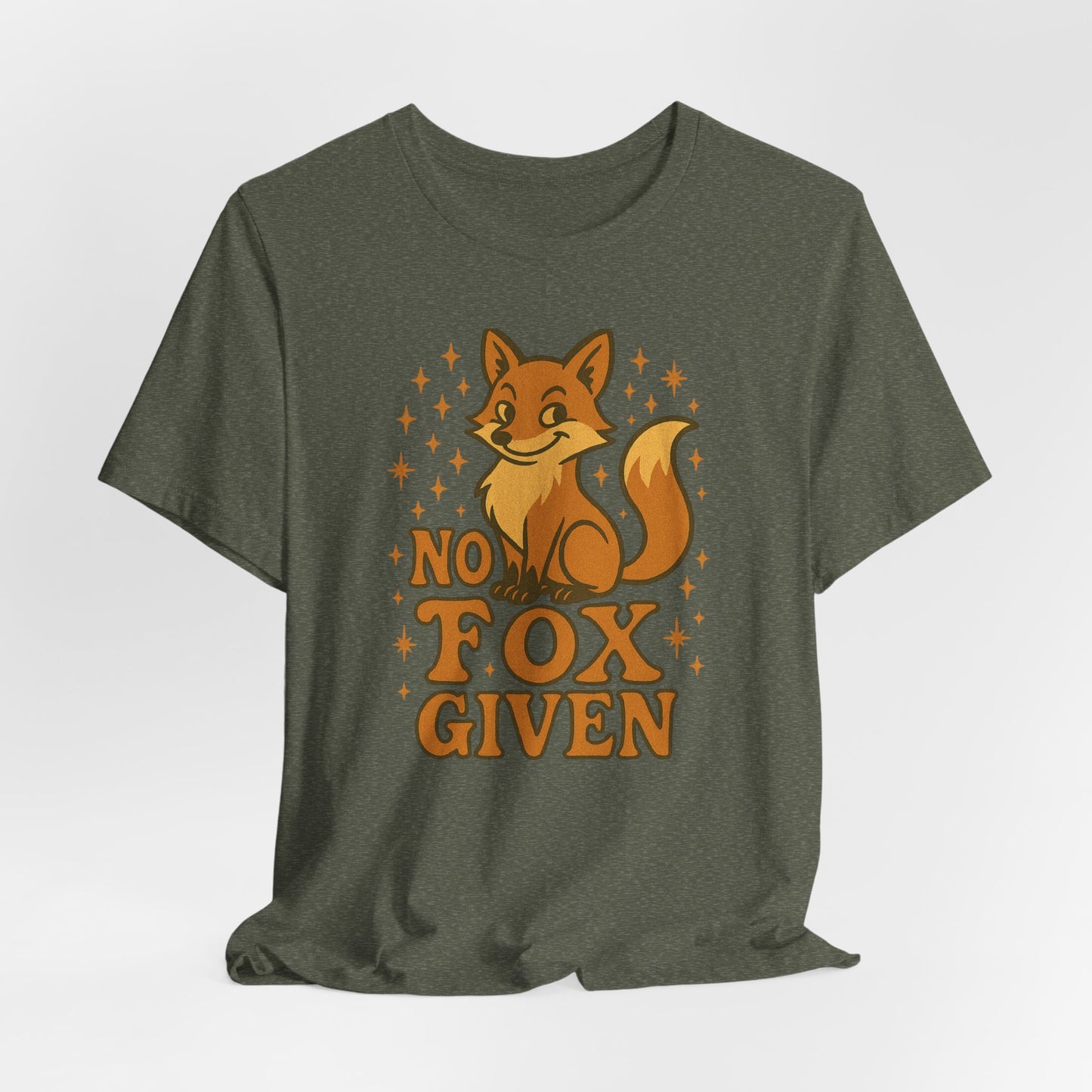 Funny Fox Graphic Tee, No Fox Given T-Shirt, Cute Animal Lover Shirt, Gift for Nature Enthusiasts, Casual Wear for Animal Lovers
