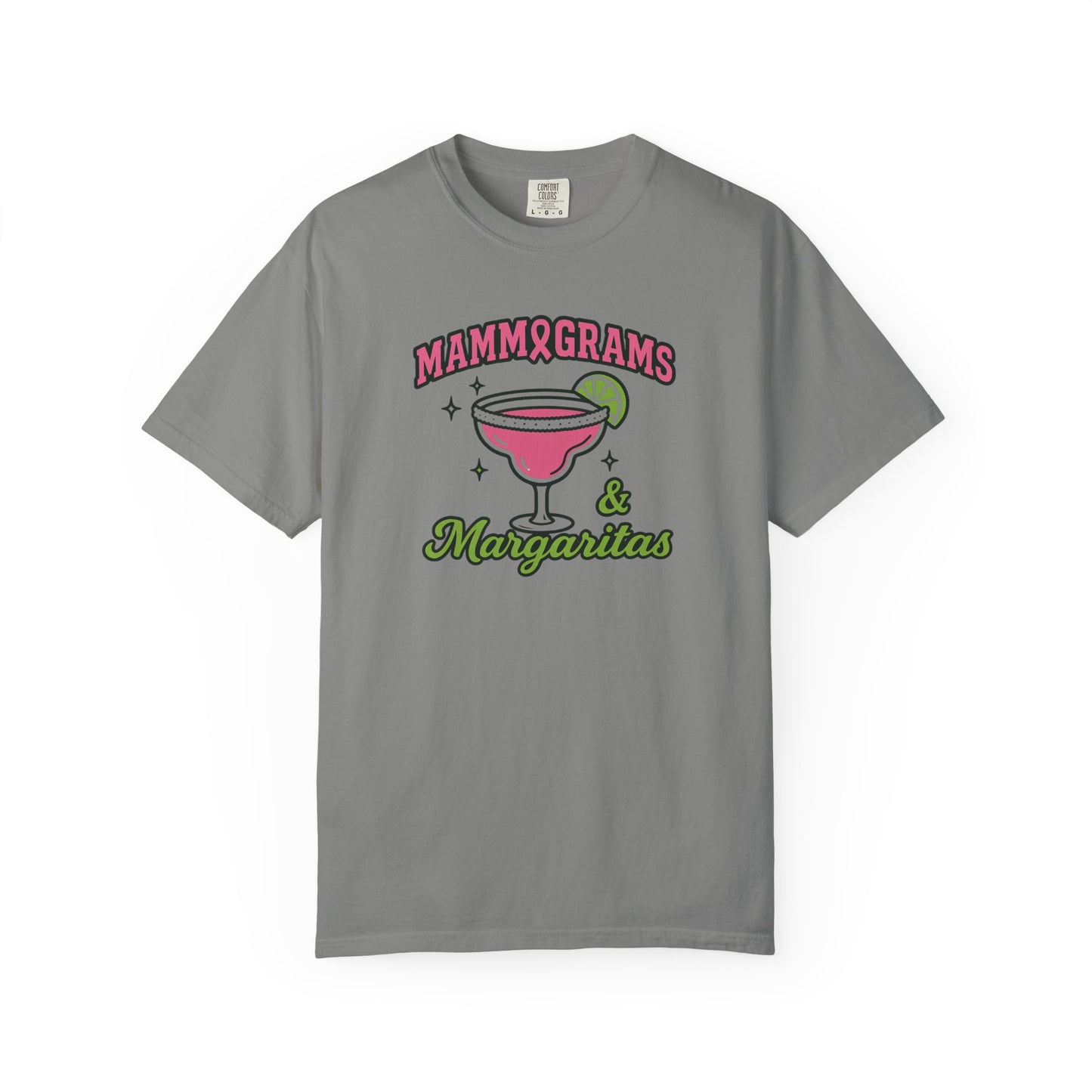 Breast Cancer Awareness Mammograms and Margaritas T-Shirt