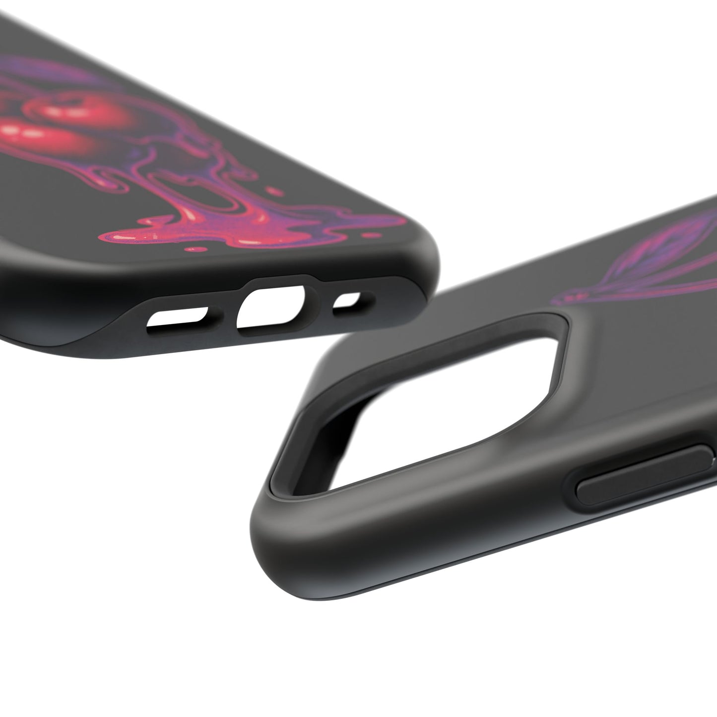Impact-Resistant Cherry Phone Case, Cute Cherry Phone Cover, Stylish Phone Protector, Fun Phone Case, Unique Gift for Teens