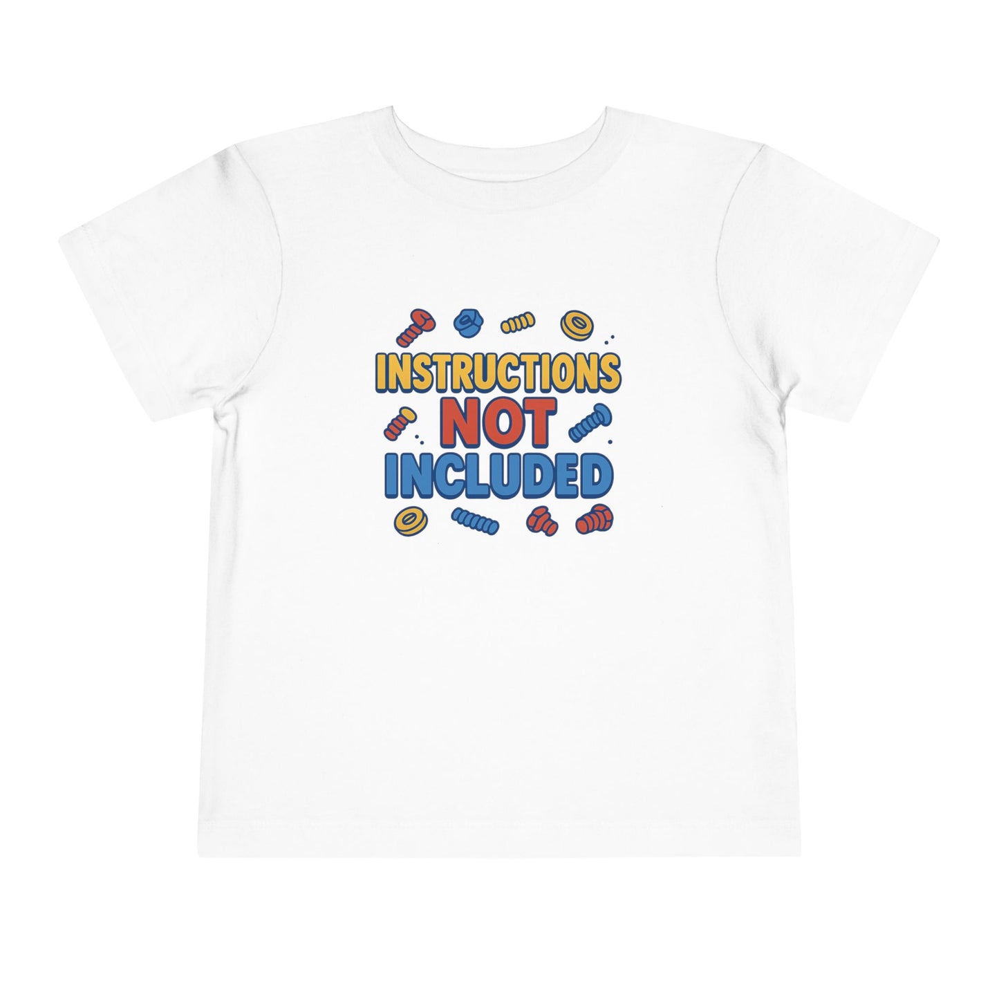 Instructions Not Included Toddler Tee, Cute Toddler T-shirt, Fun Kids Shirt, Summer Outfit, Gift for Kids