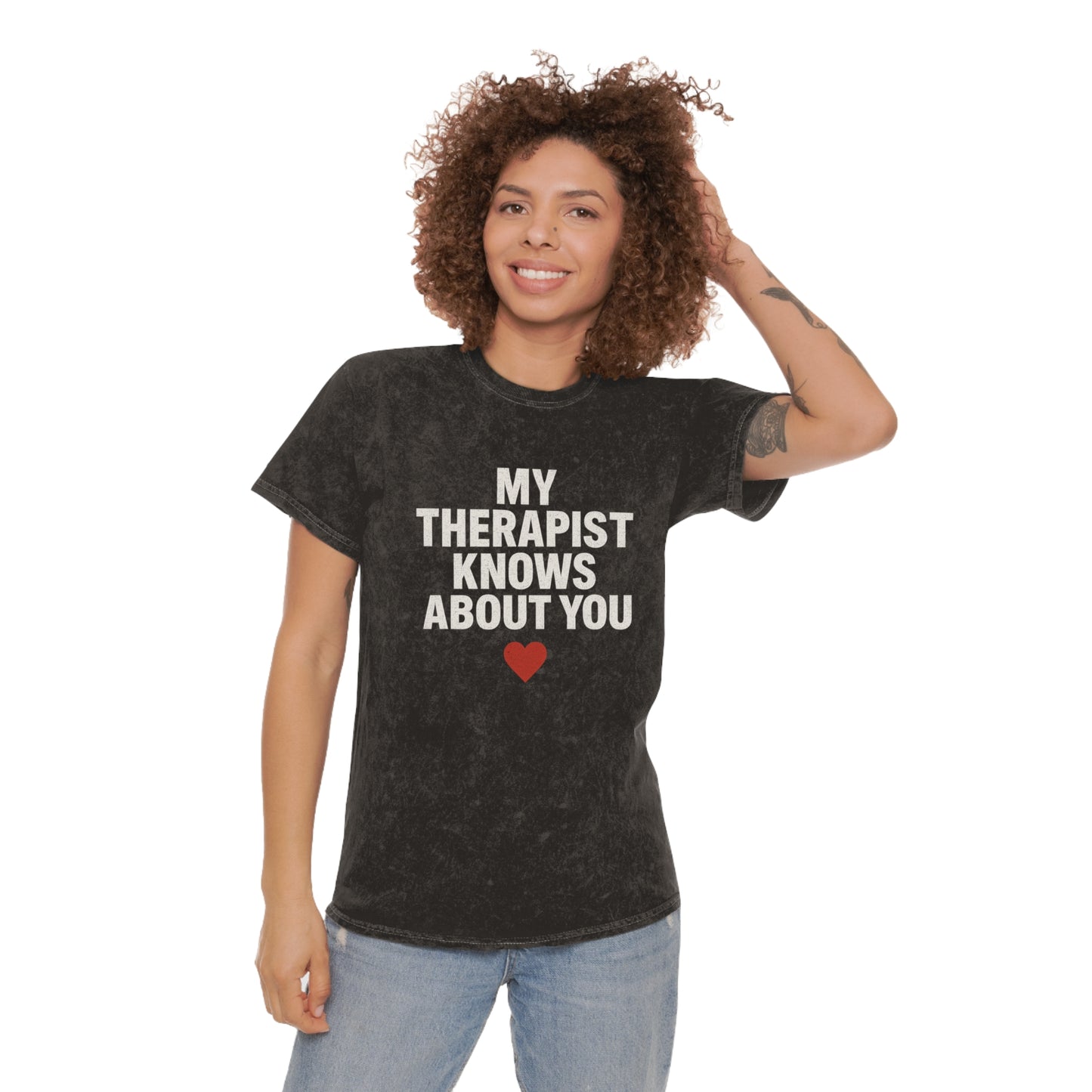 Therapist Humor T-Shirt, Unisex Casual Tee, Gift for Mental Health Awareness, Funny Statement Top, Relaxed Fit Shirt