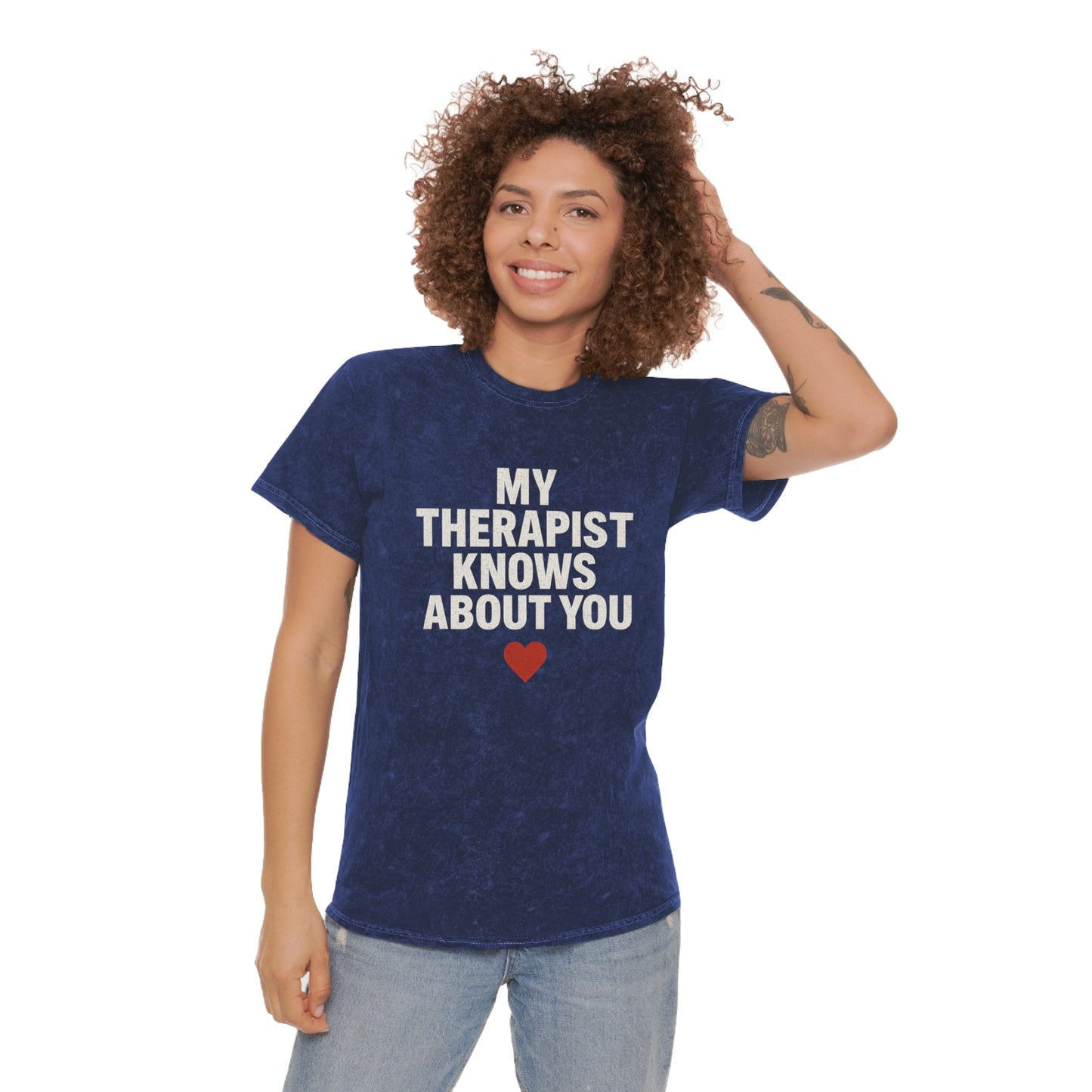 Therapist Humor T-Shirt, Unisex Casual Tee, Gift for Mental Health Awareness, Funny Statement Top, Relaxed Fit Shirt