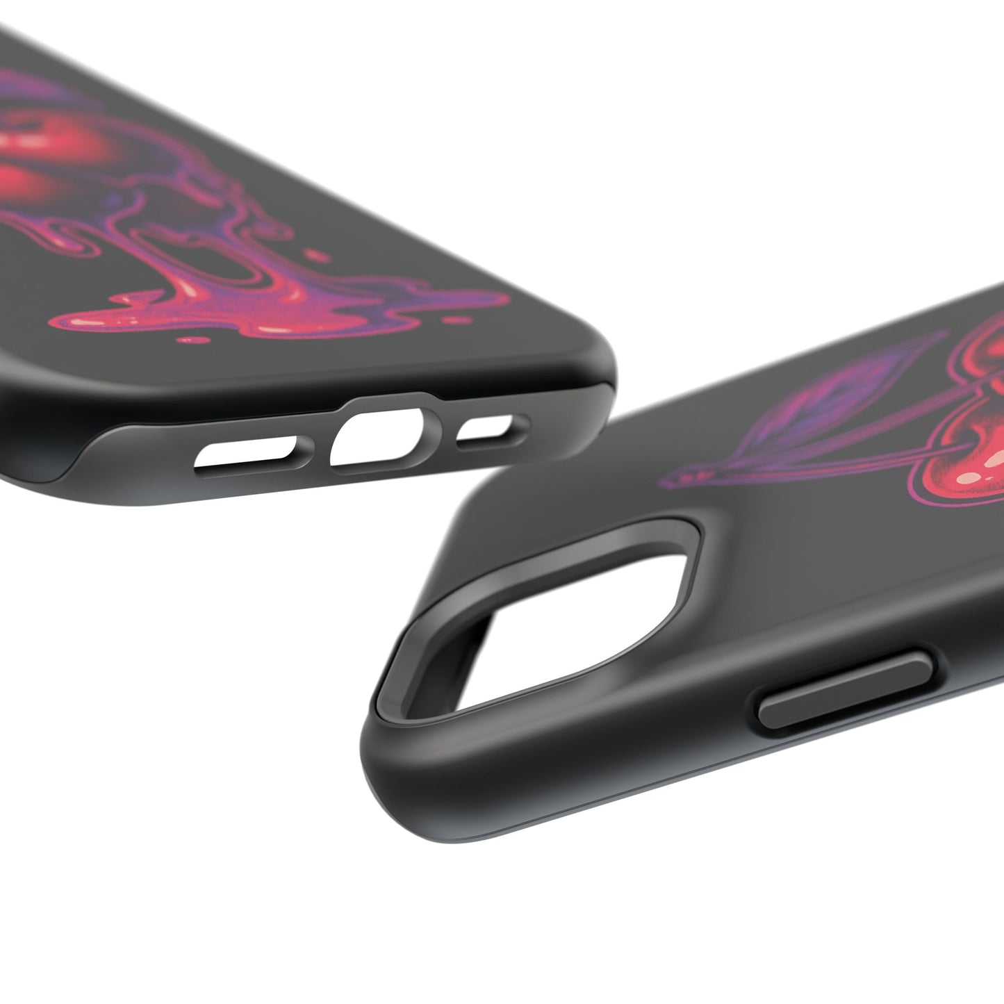 Impact-Resistant Cherry Phone Case, Cute Cherry Phone Cover, Stylish Phone Protector, Fun Phone Case, Unique Gift for Teens
