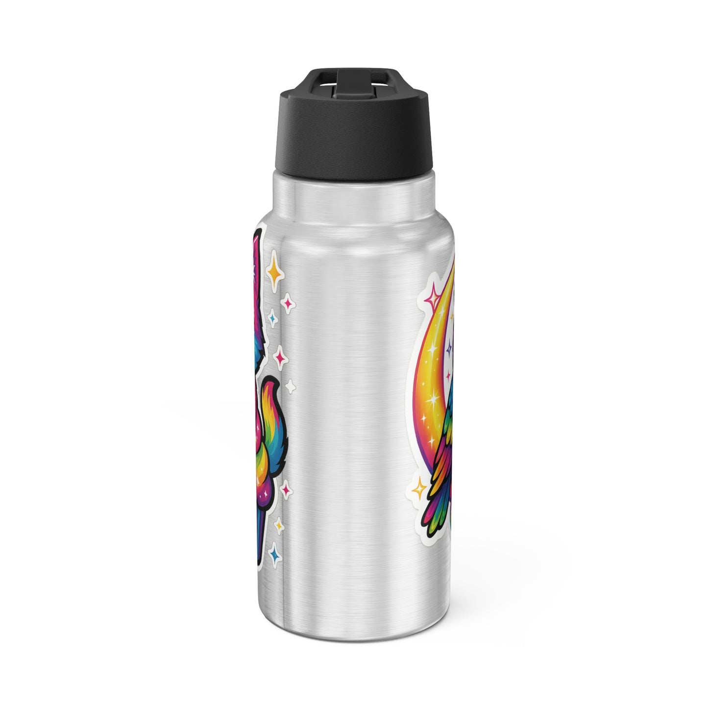 Tumbler Mug Colorful Cat Owl Sticker Design 32oz