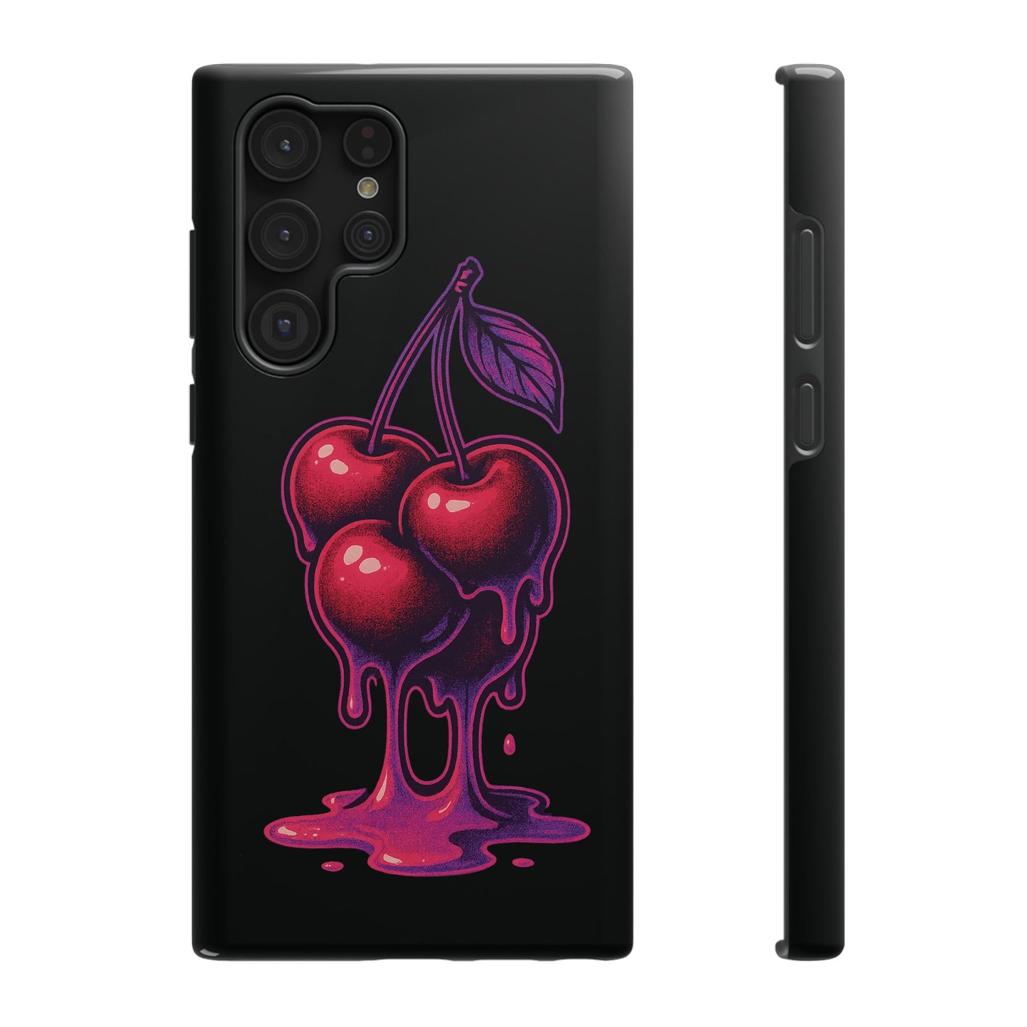 Impact-Resistant Cherry Phone Case, Cute Cherry Phone Cover, Stylish Phone Protector, Fun Phone Case, Unique Gift for Teens