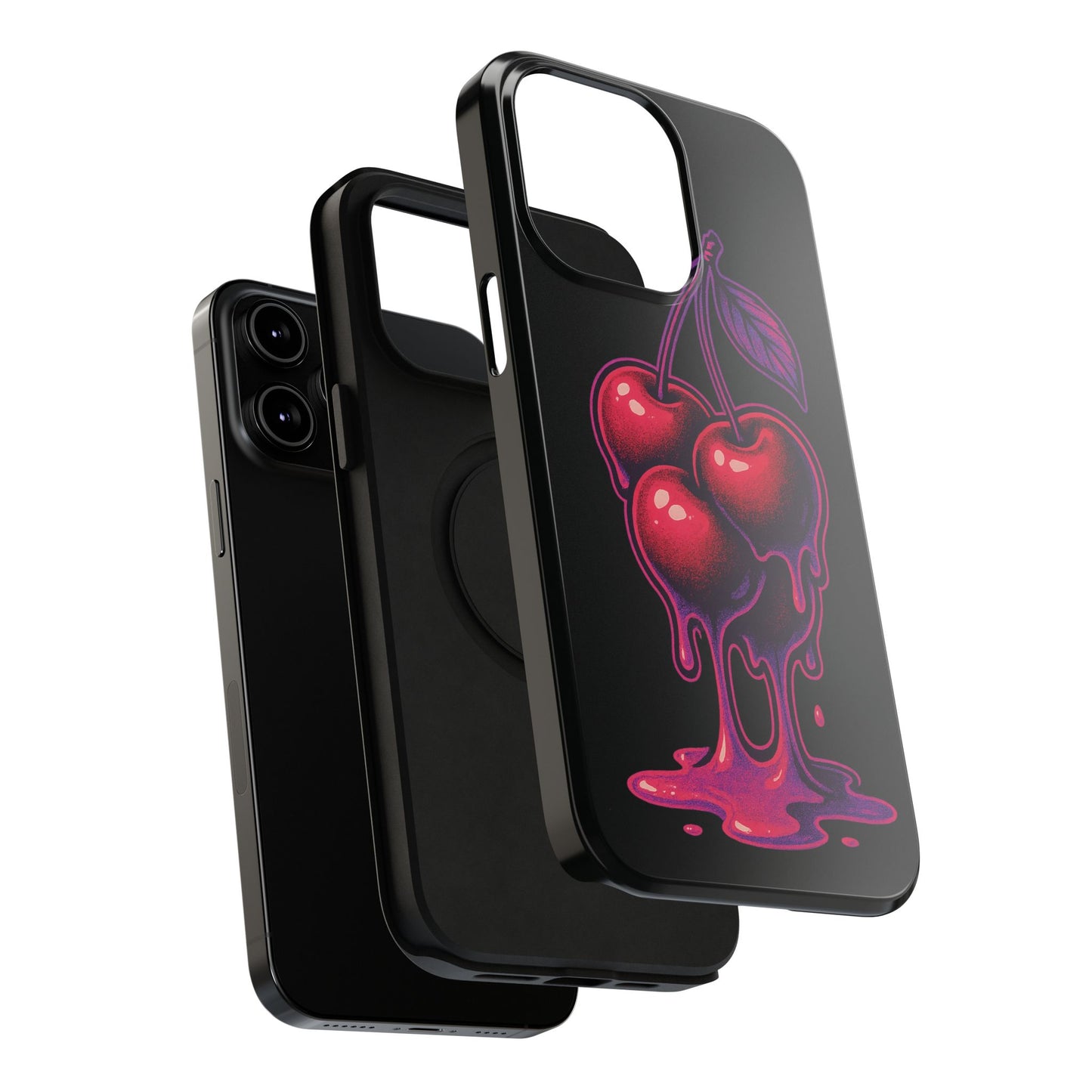 Impact-Resistant Cherry Phone Case, Cute Cherry Phone Cover, Stylish Phone Protector, Fun Phone Case, Unique Gift for Teens