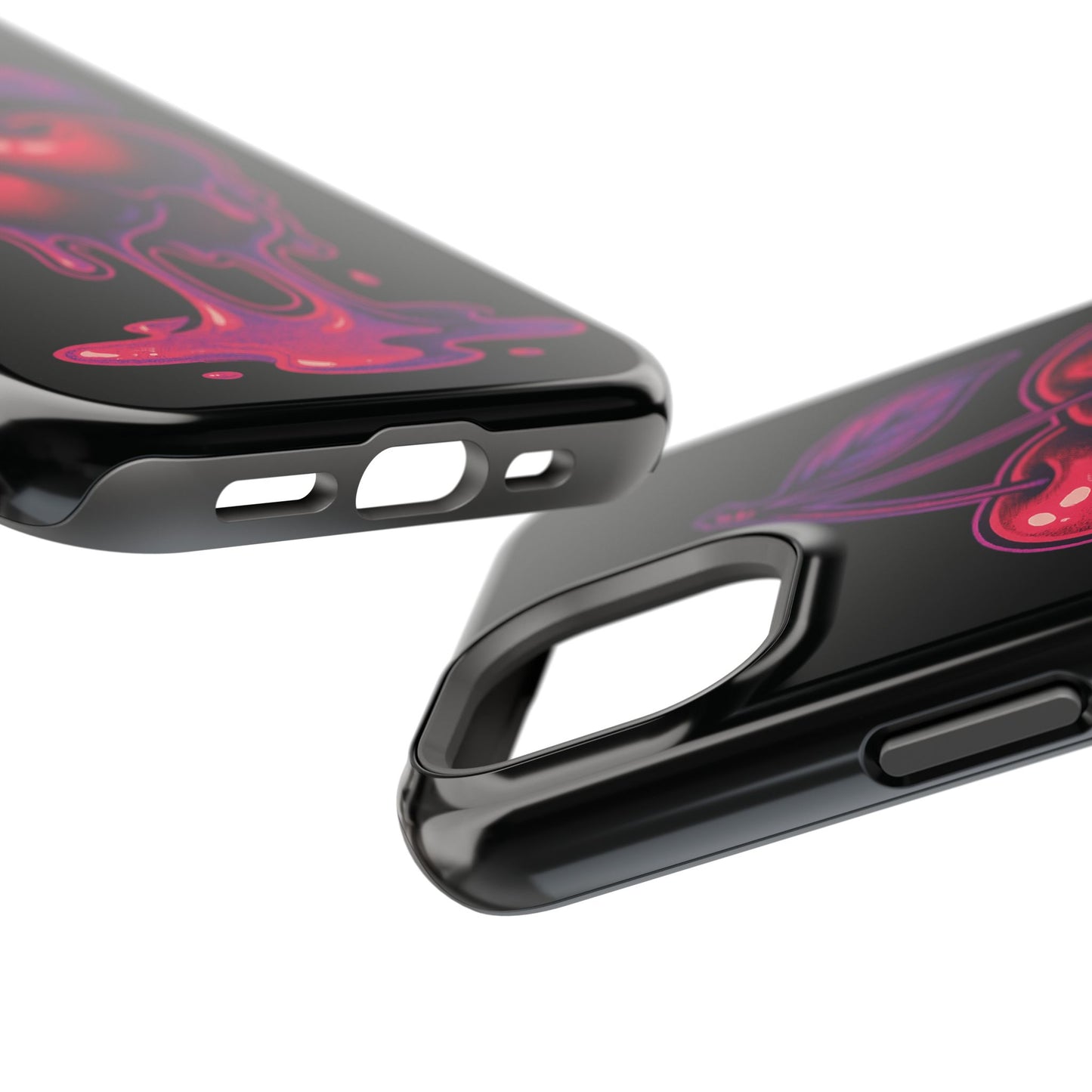 Impact-Resistant Cherry Phone Case, Cute Cherry Phone Cover, Stylish Phone Protector, Fun Phone Case, Unique Gift for Teens