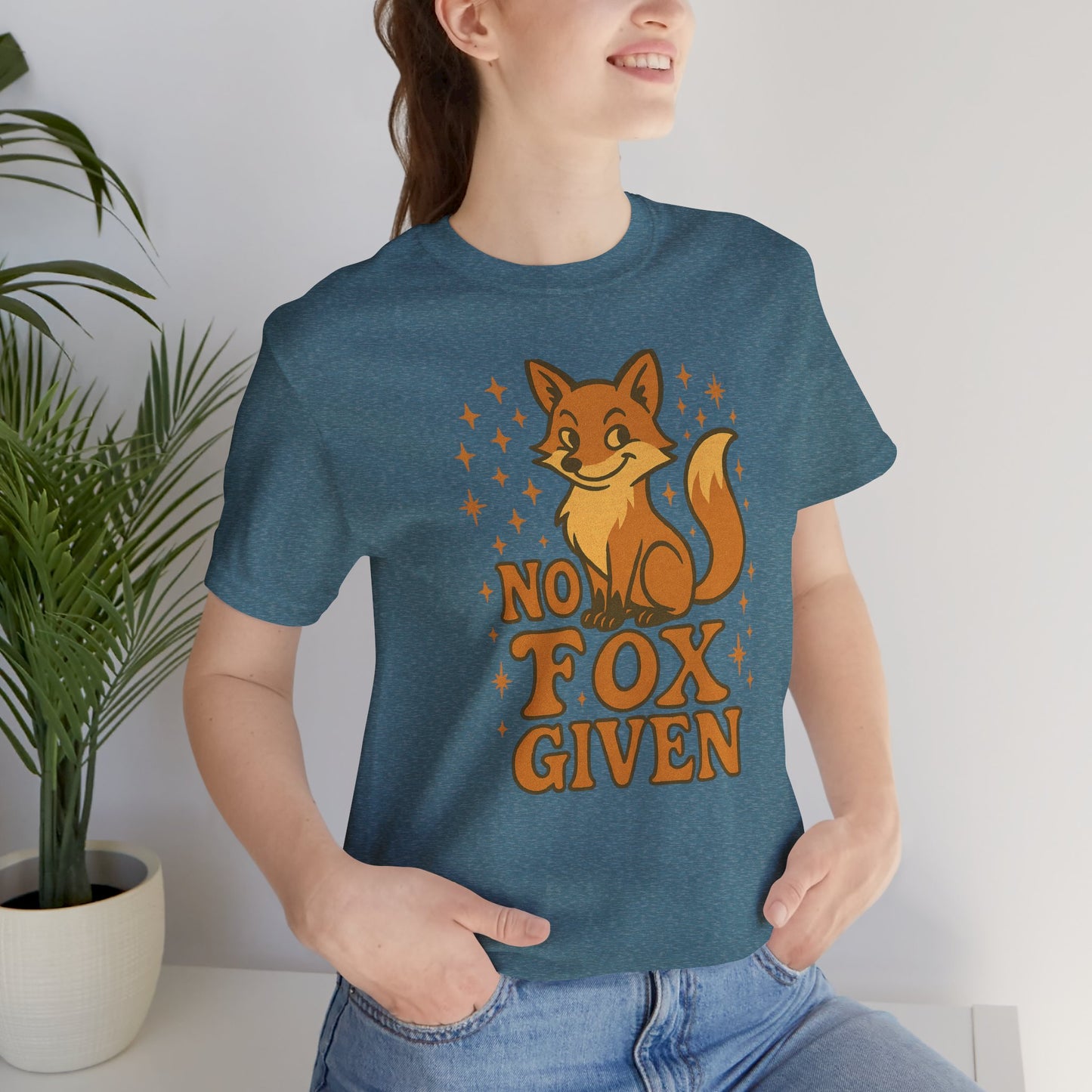Funny Fox Graphic Tee, No Fox Given T-Shirt, Cute Animal Lover Shirt, Gift for Nature Enthusiasts, Casual Wear for Animal Lovers