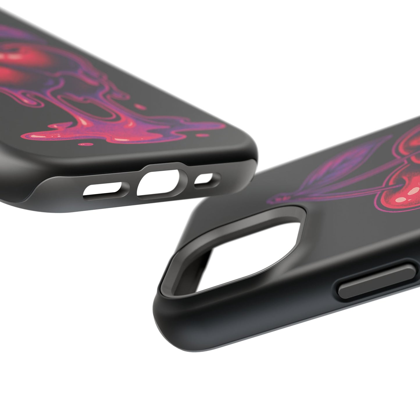 Impact-Resistant Cherry Phone Case, Cute Cherry Phone Cover, Stylish Phone Protector, Fun Phone Case, Unique Gift for Teens