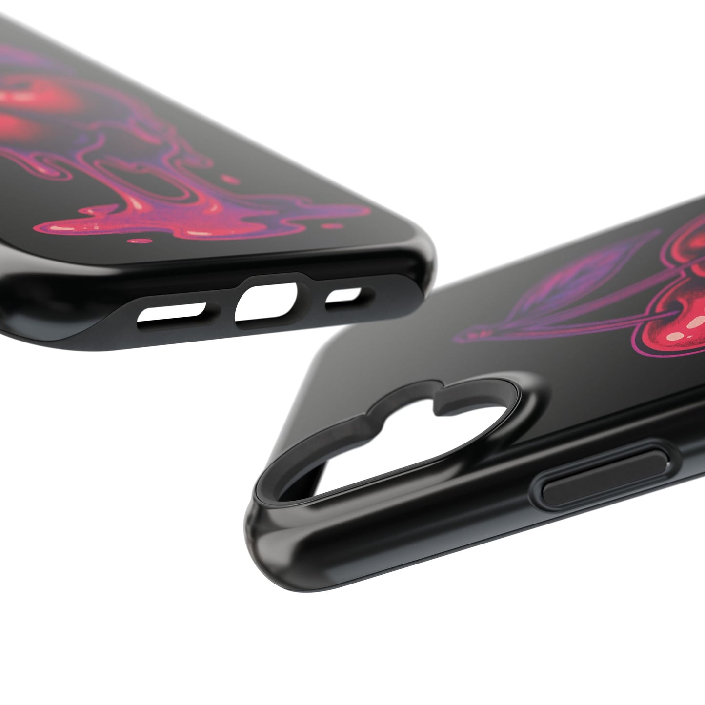 Impact-Resistant Cherry Phone Case, Cute Cherry Phone Cover, Stylish Phone Protector, Fun Phone Case, Unique Gift for Teens