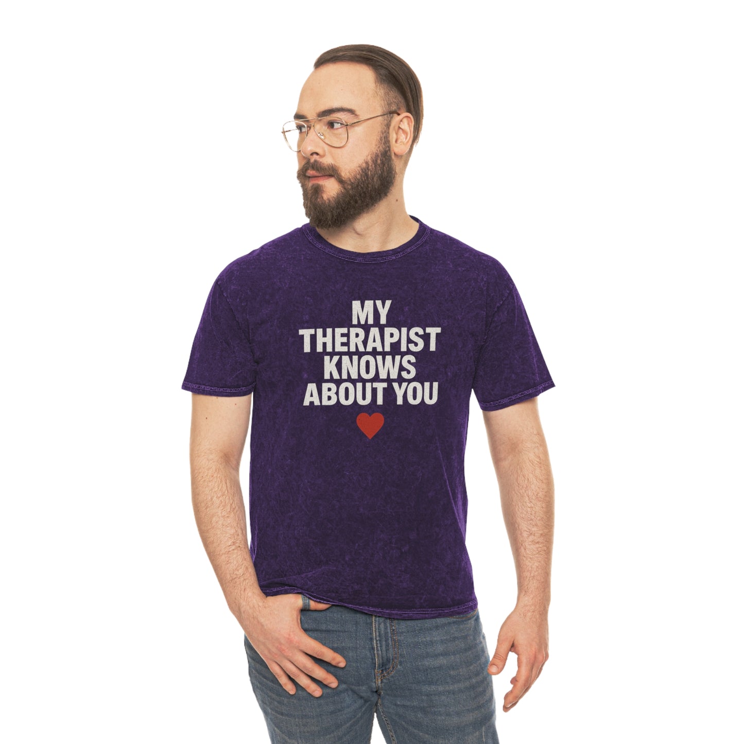 Therapist Humor T-Shirt, Unisex Casual Tee, Gift for Mental Health Awareness, Funny Statement Top, Relaxed Fit Shirt