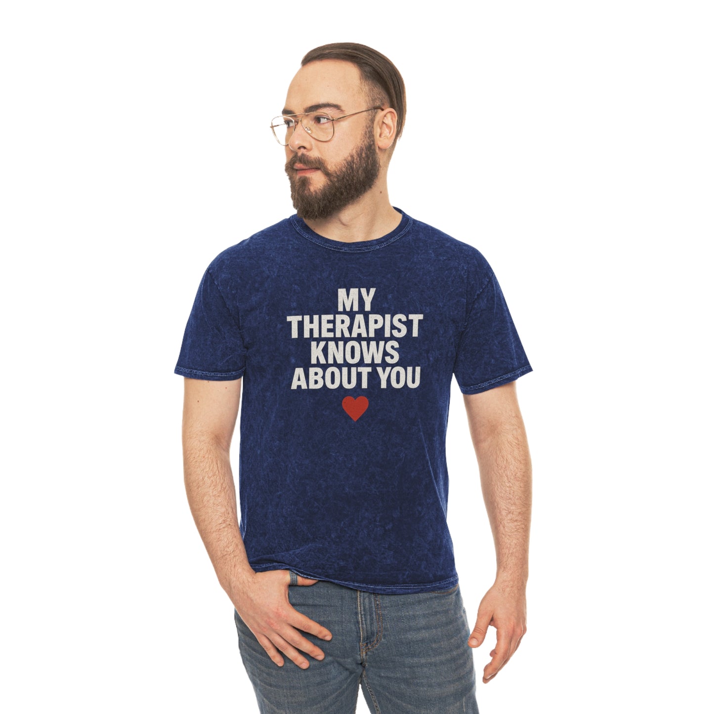 Therapist Humor T-Shirt, Unisex Casual Tee, Gift for Mental Health Awareness, Funny Statement Top, Relaxed Fit Shirt