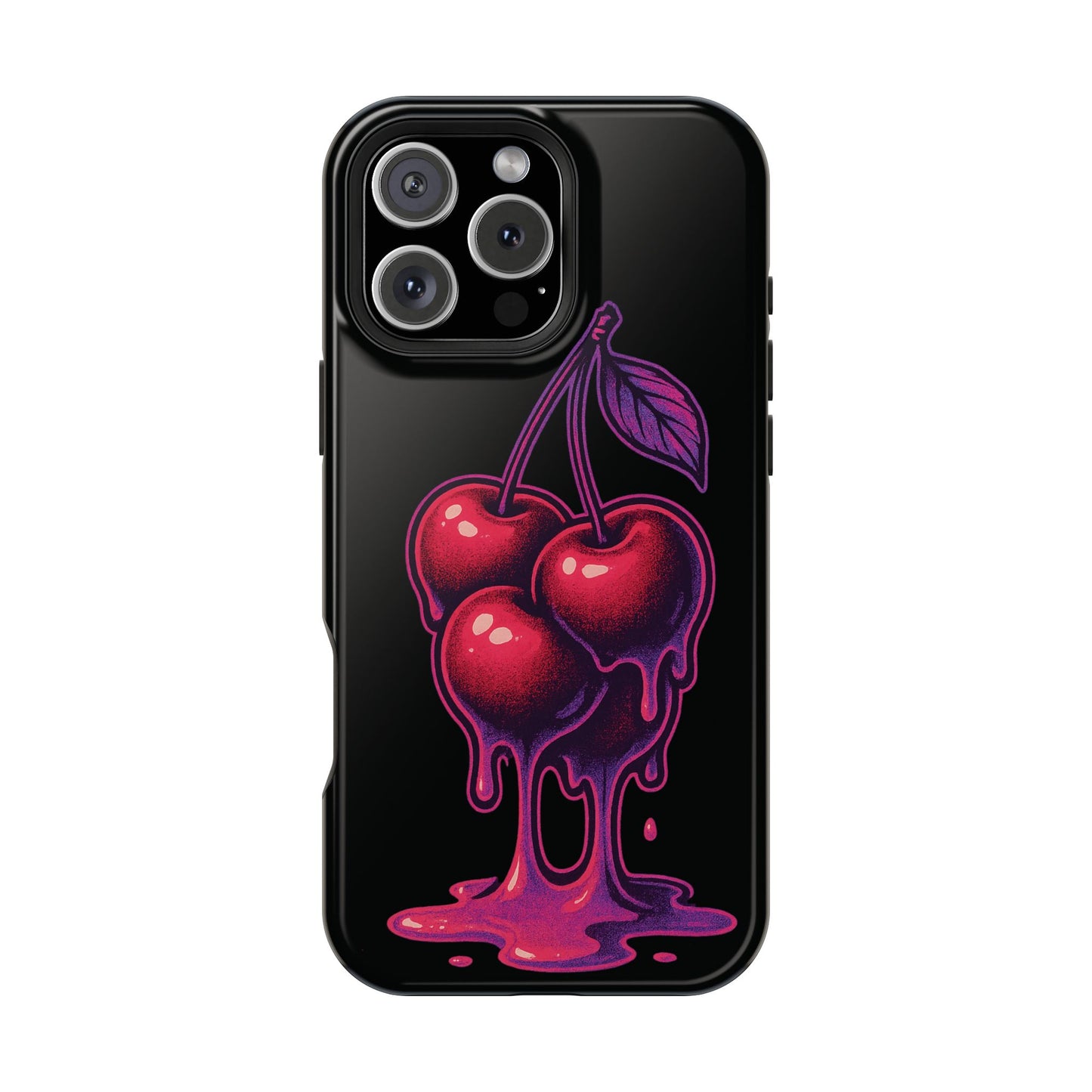 Impact-Resistant Cherry Phone Case, Cute Cherry Phone Cover, Stylish Phone Protector, Fun Phone Case, Unique Gift for Teens