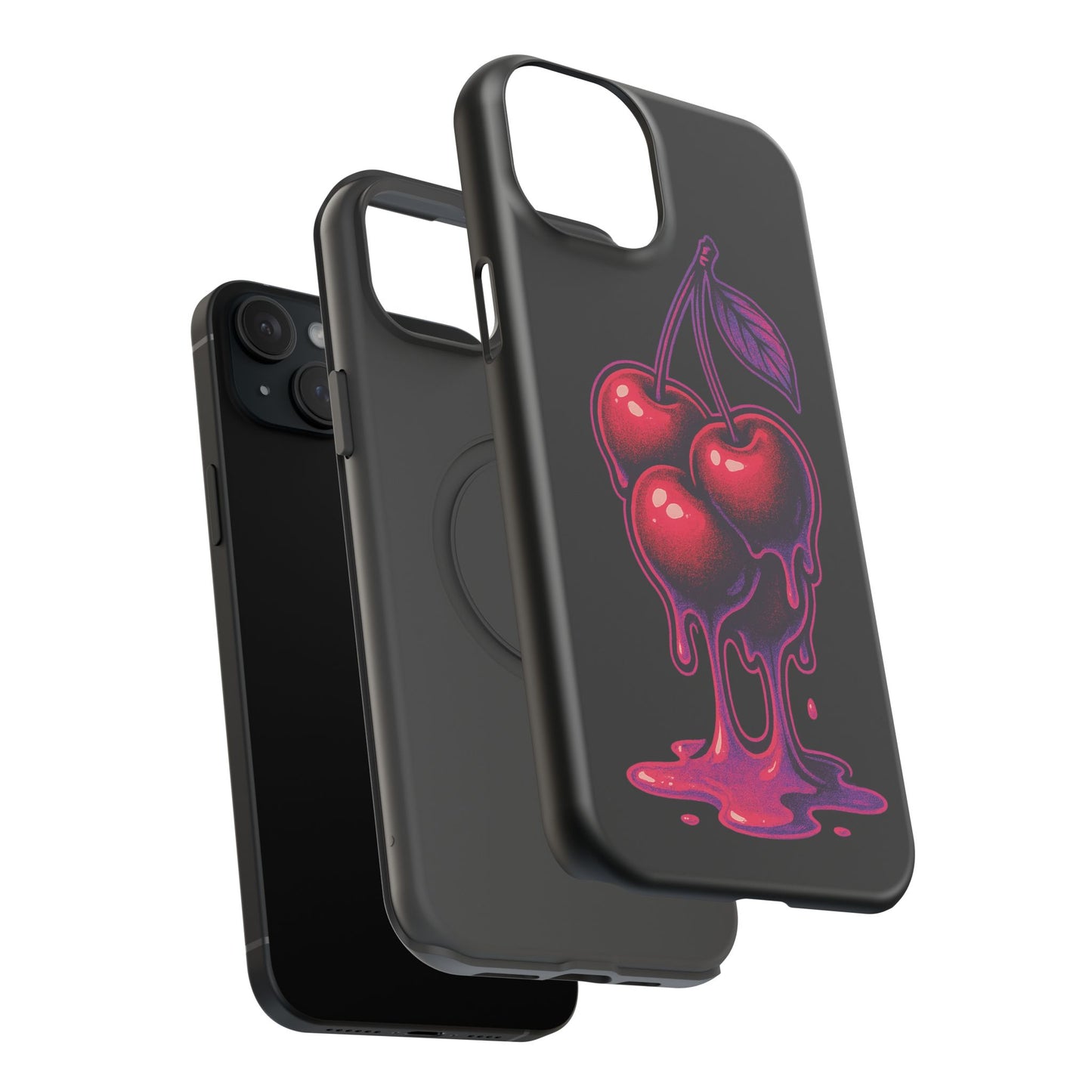 Impact-Resistant Cherry Phone Case, Cute Cherry Phone Cover, Stylish Phone Protector, Fun Phone Case, Unique Gift for Teens