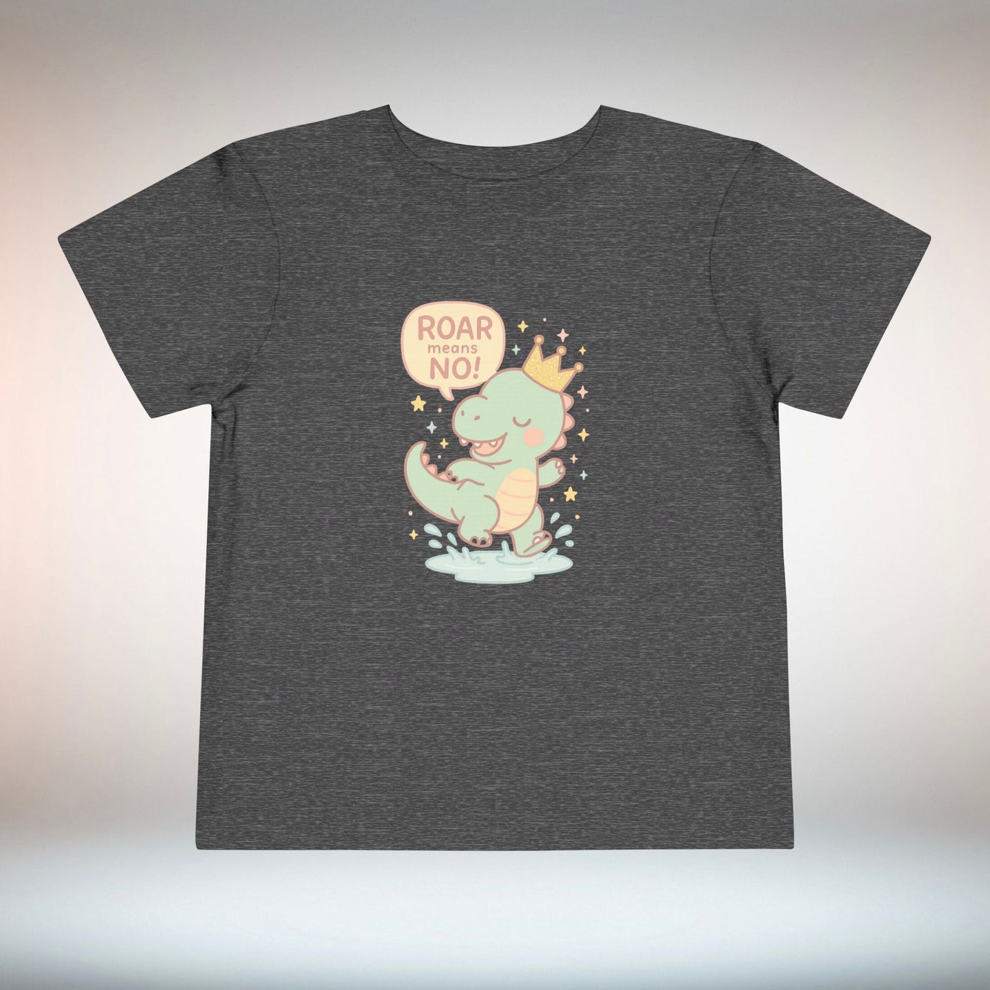 Cute Dinosaur Toddler Tee - "Roar No!" - Fun Baby Shirt, Kids Gift, Birthday Outfit, Playdate Top, Summer Apparel