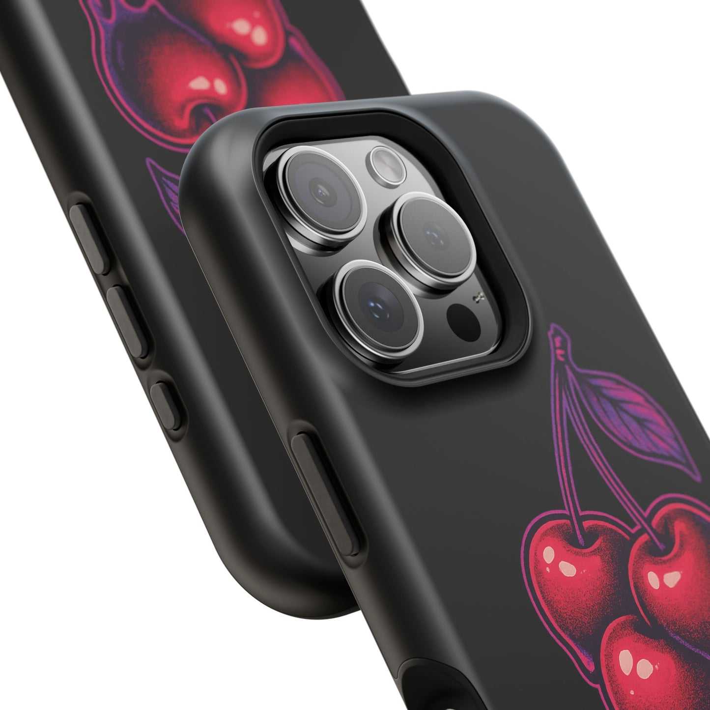 Impact-Resistant Cherry Phone Case, Cute Cherry Phone Cover, Stylish Phone Protector, Fun Phone Case, Unique Gift for Teens