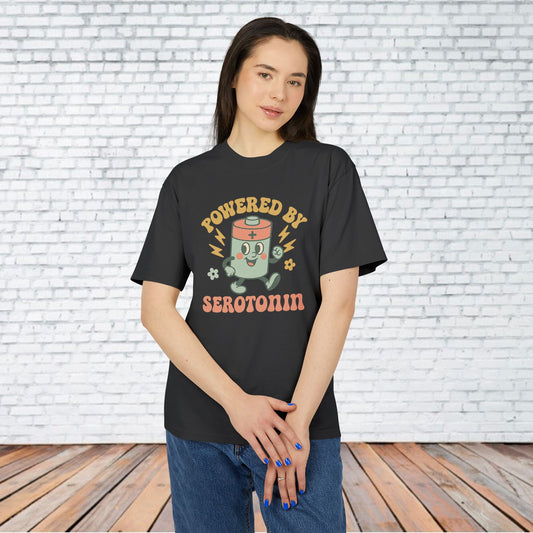 Powered by Serotonin Unisex Heavy Faded Tee