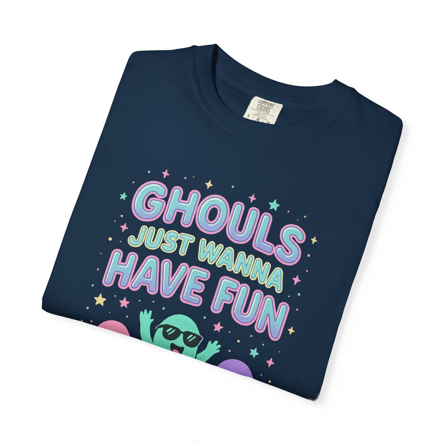 Fun Ghouls Graphic T-Shirt, Halloween Shirt, Unisex Tee, Ghost Lovers Gift, Party Apparel, Cute Summer Outfit