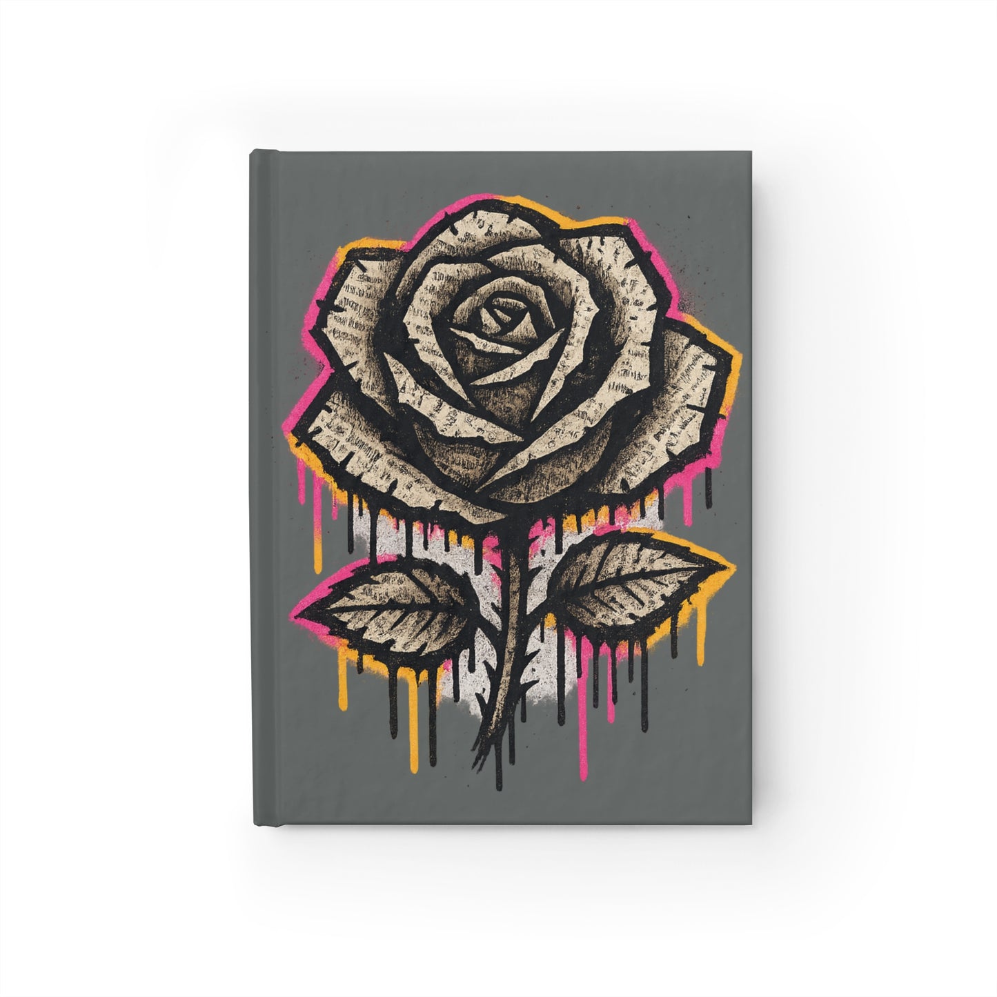 Chic Rose-Themed Journal - Perfect for Creative Writing, Daily Journaling, Gift for Art Lovers, Sketchbook, Birthday Gift