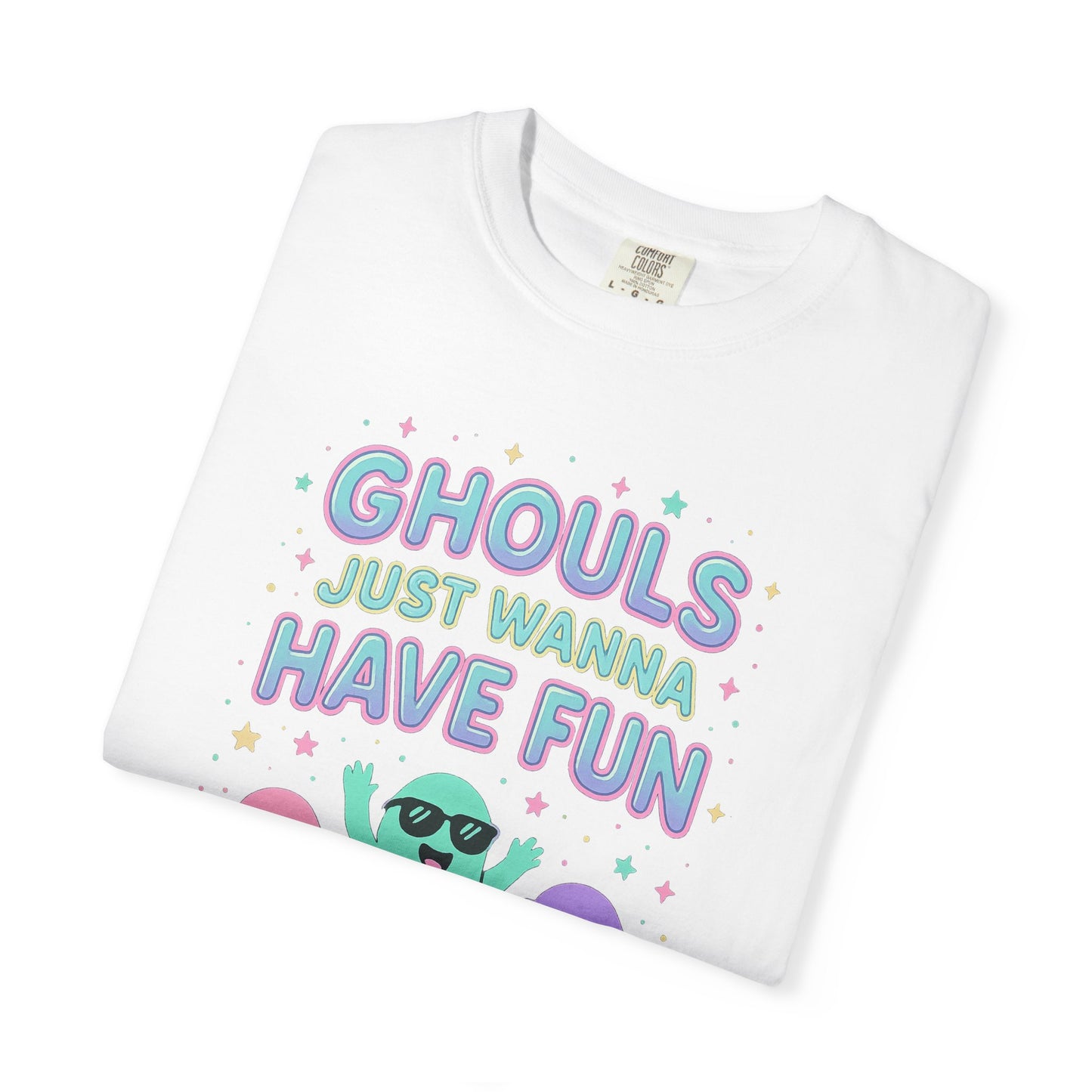 Fun Ghouls Graphic T-Shirt, Halloween Shirt, Unisex Tee, Ghost Lovers Gift, Party Apparel, Cute Summer Outfit
