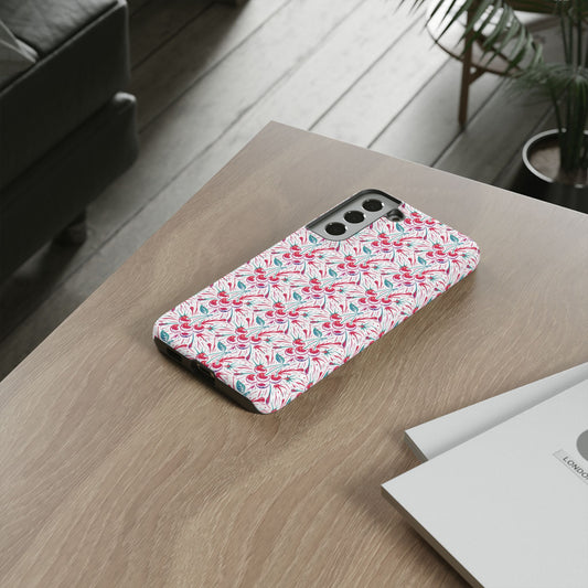 Chic cherry bow Phone Case