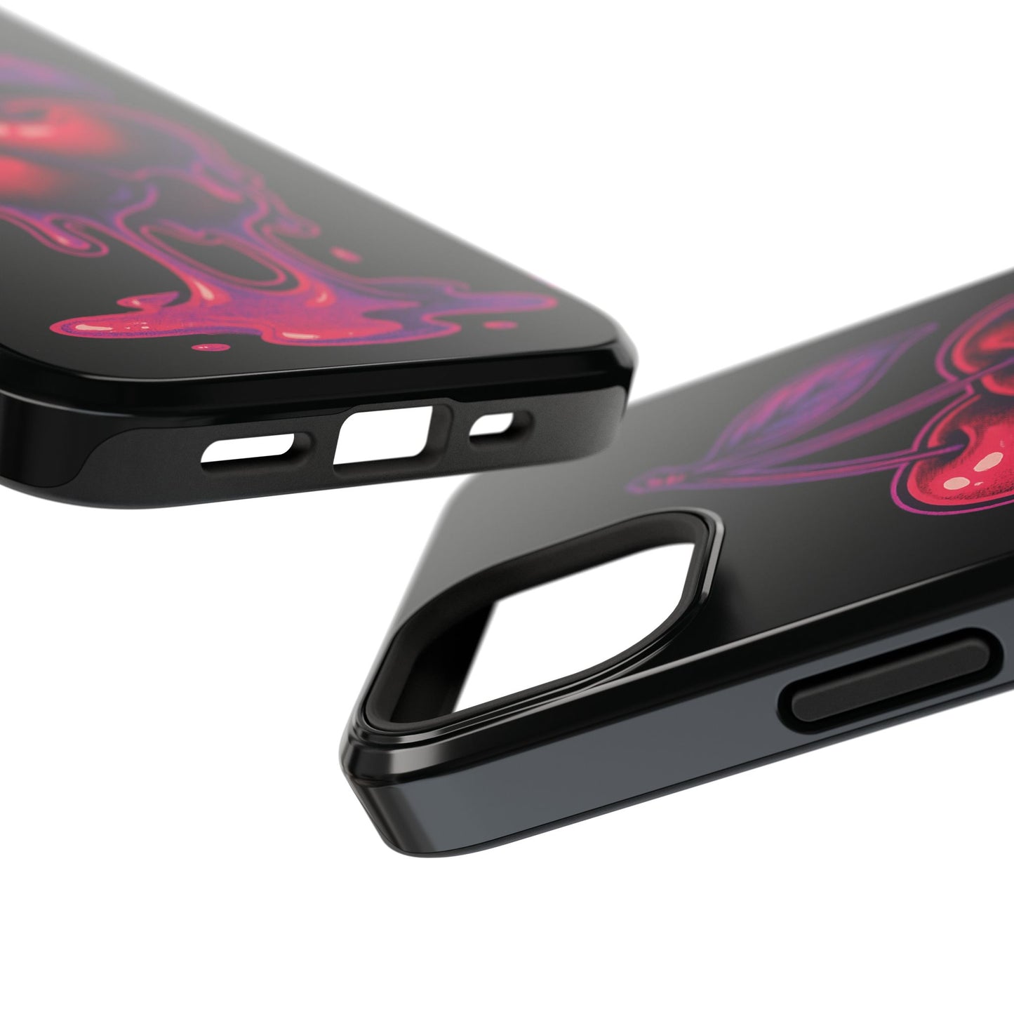 Impact-Resistant Cherry Phone Case, Cute Cherry Phone Cover, Stylish Phone Protector, Fun Phone Case, Unique Gift for Teens