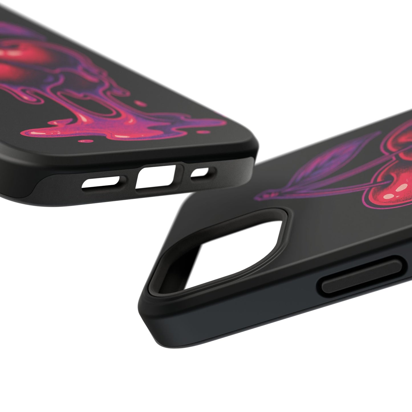 Impact-Resistant Cherry Phone Case, Cute Cherry Phone Cover, Stylish Phone Protector, Fun Phone Case, Unique Gift for Teens