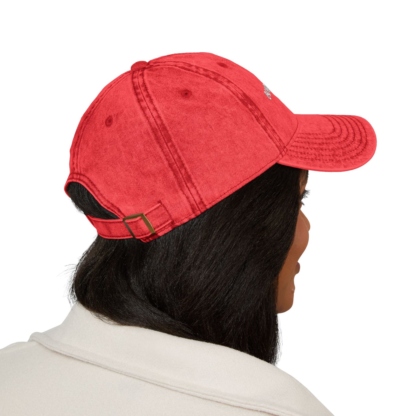 Vintage Embroidered Cap - Overstimulated, Trendy Hat, Casual Wear, Gift for Her, Adjustable Baseball Cap