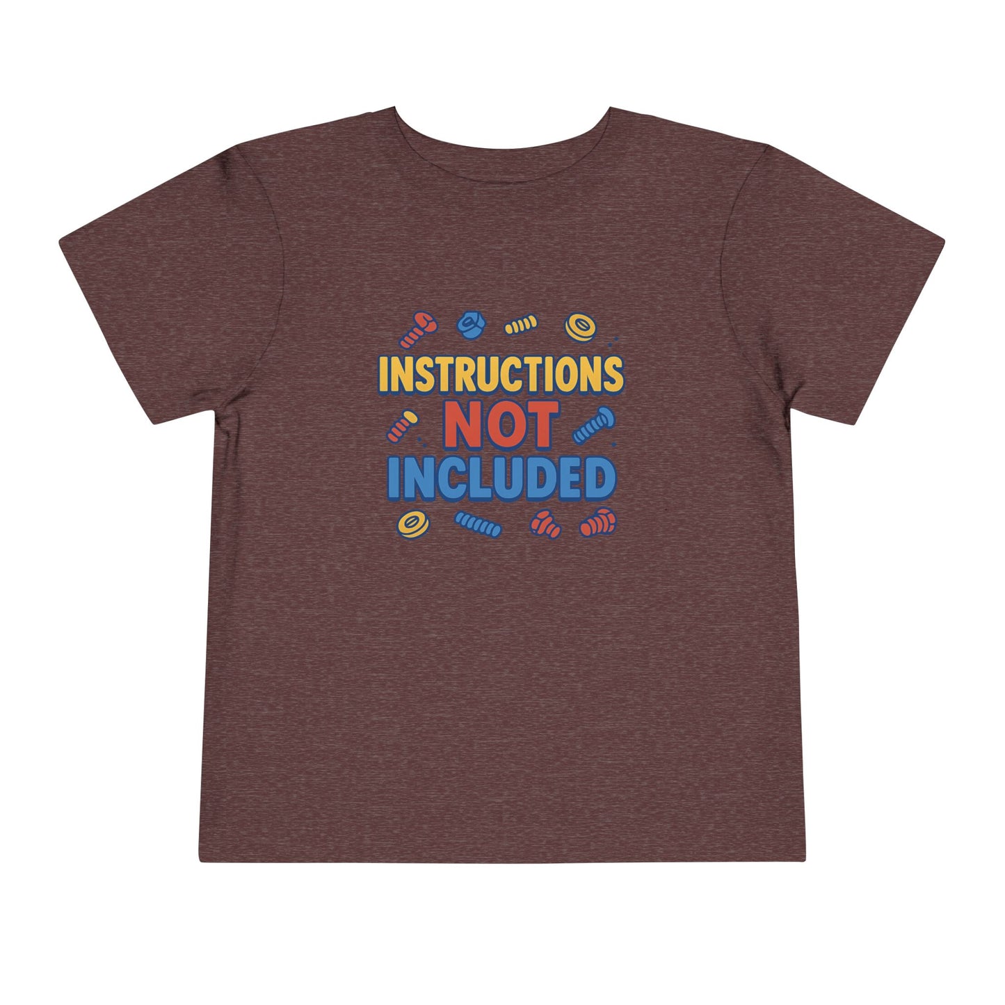Instructions Not Included Toddler Tee, Cute Toddler T-shirt, Fun Kids Shirt, Summer Outfit, Gift for Kids