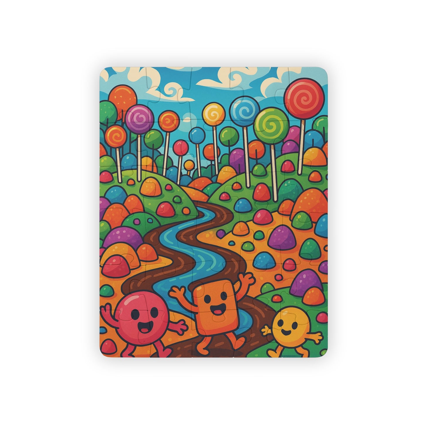 Colorful Kids' 30-Piece Puzzle - Fun Learning Activity, Mind-Engaging Toys, Gifts for Children, Birthday Present, Family Game