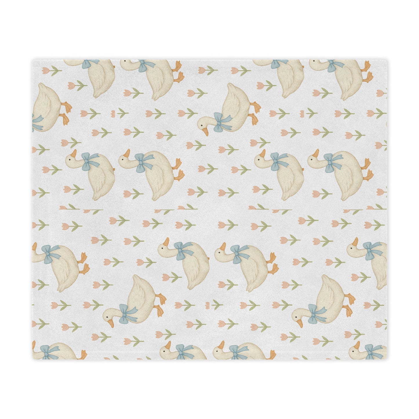 Cozy Duck Minky Blanket - Cute Baby Blanket, Nursery Decor, Gift for New Parents, Playtime Comfort, Soft Baby Gifts