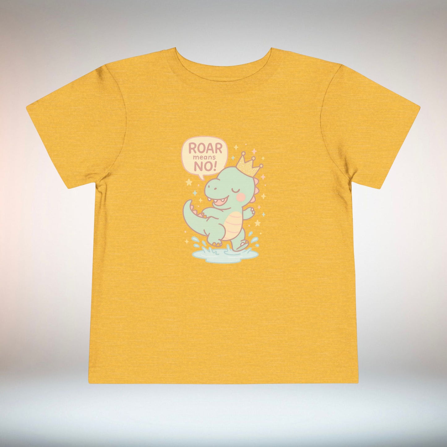 Cute Dinosaur Toddler Tee - "Roar No!" - Fun Baby Shirt, Kids Gift, Birthday Outfit, Playdate Top, Summer Apparel