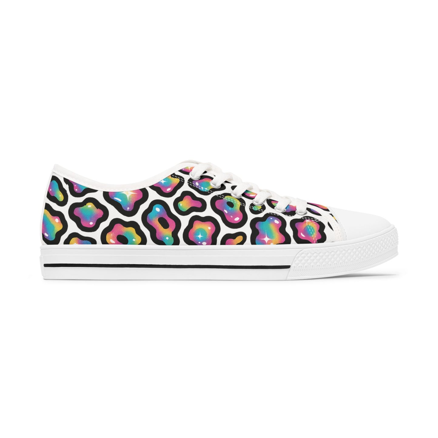 Colorful Women's Low Top Sneakers | Stylish Athletic Shoes, Colorful Sneakers, Casual Footwear, Trendy Low Tops, Fun Walking Shoes