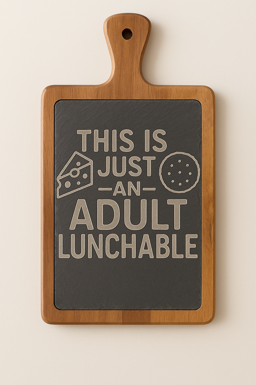 Engraved Charcuterie Board - Perfect for Entertaining, Unique Gift for Adults, Cheesy Birthday Party, Kitchen Decor