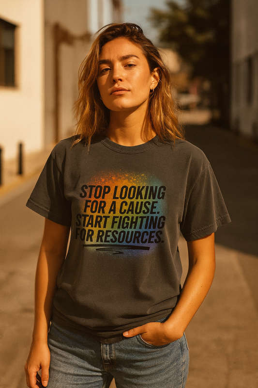 Colorful Autism Activism T-Shirt, Unisex Statement Tee