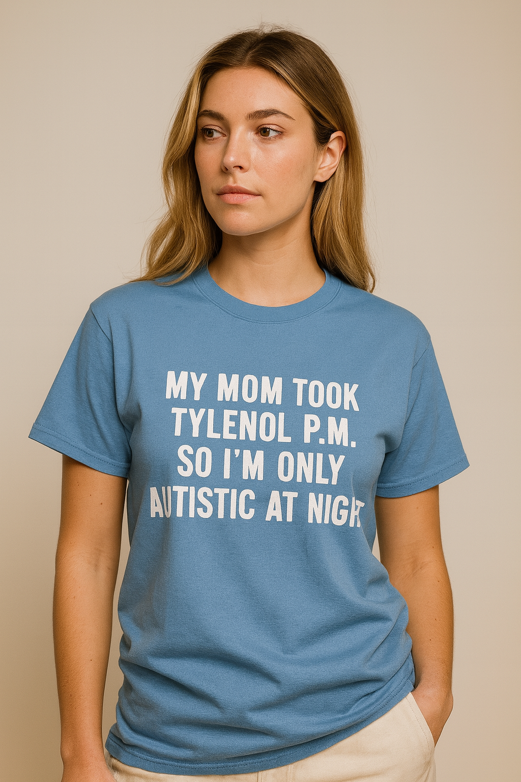 Humorous Autism Awareness T-Shirt, Unisex Tee, Funny Gift for Mom, Comfortable Casual Wear, Autism Support Apparel