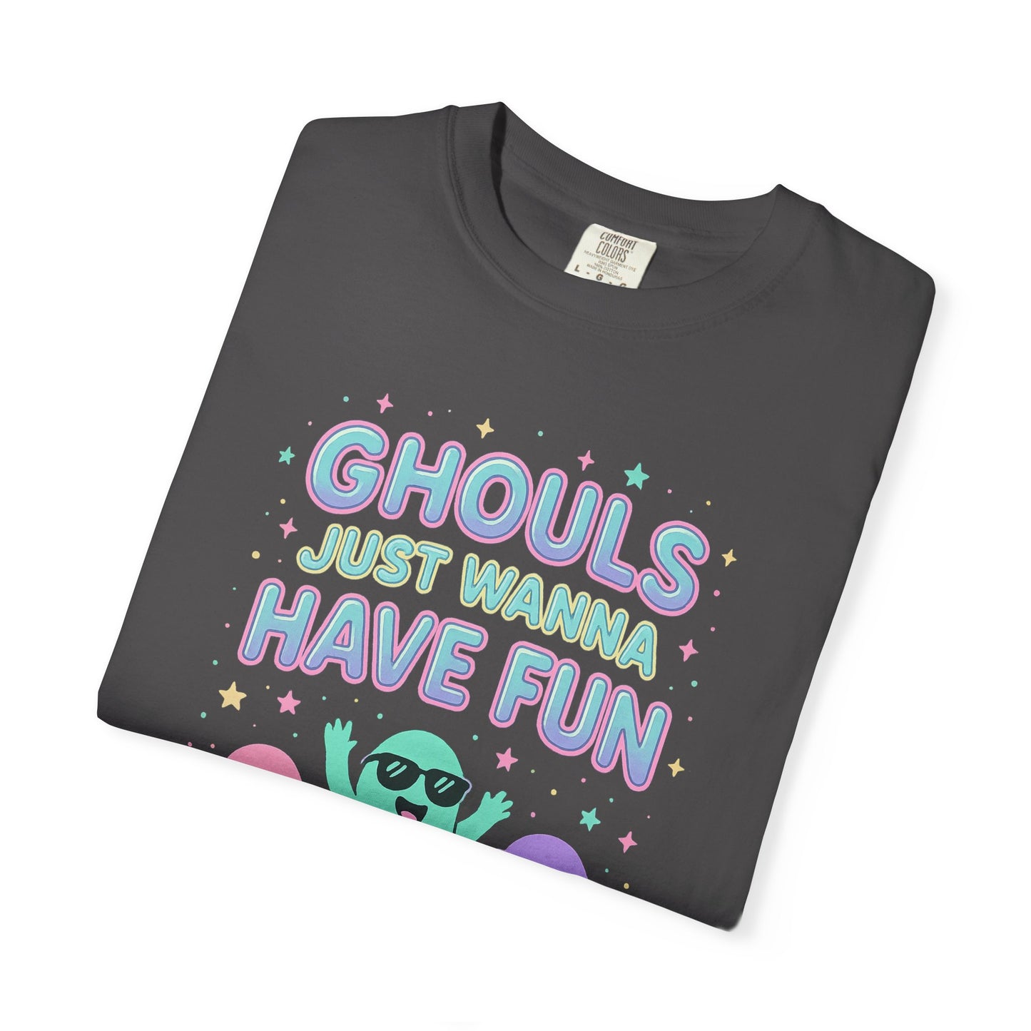 Fun Ghouls Graphic T-Shirt, Halloween Shirt, Unisex Tee, Ghost Lovers Gift, Party Apparel, Cute Summer Outfit