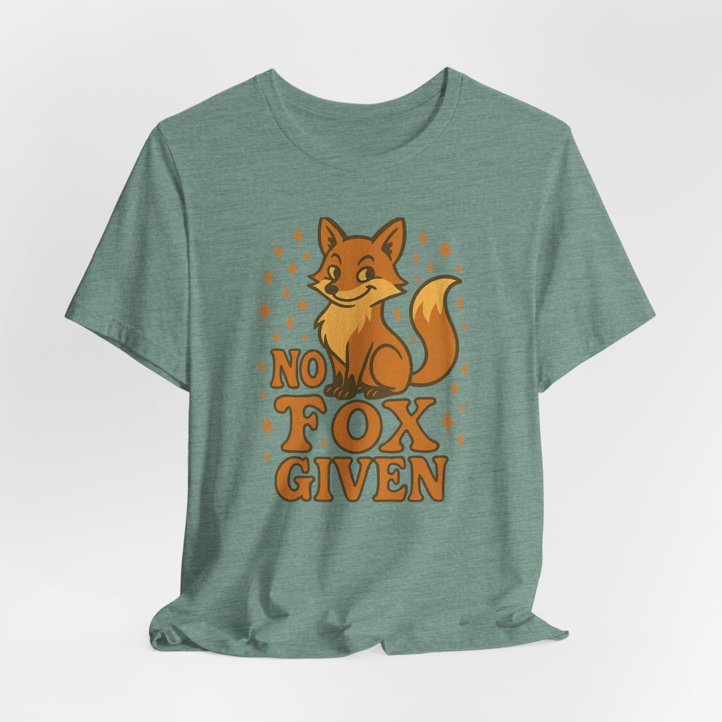 Funny Fox Graphic Tee, No Fox Given T-Shirt, Cute Animal Lover Shirt, Gift for Nature Enthusiasts, Casual Wear for Animal Lovers