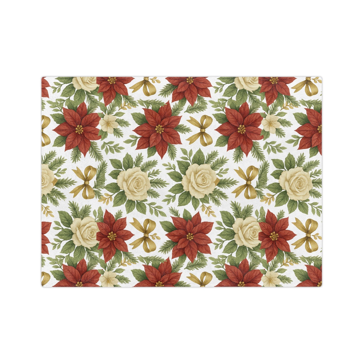 Festive Velveteen Microfiber Blanket for Cozy Winter Nights, Holiday Decor, Christmas Gift, Warm Throw, Plush Blanket