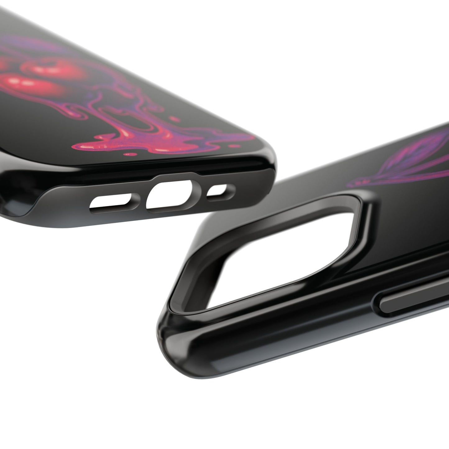 Impact-Resistant Cherry Phone Case, Cute Cherry Phone Cover, Stylish Phone Protector, Fun Phone Case, Unique Gift for Teens