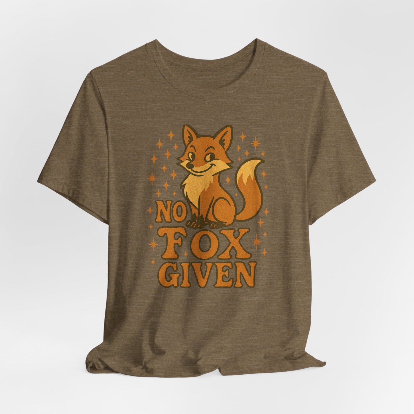 Funny Fox Graphic Tee, No Fox Given T-Shirt, Cute Animal Lover Shirt, Gift for Nature Enthusiasts, Casual Wear for Animal Lovers