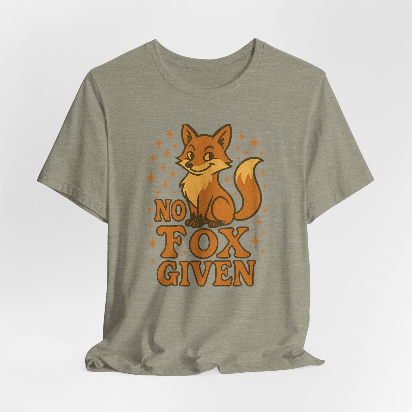 Funny Fox Graphic Tee, No Fox Given T-Shirt, Cute Animal Lover Shirt, Gift for Nature Enthusiasts, Casual Wear for Animal Lovers